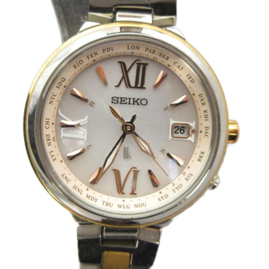 セイコー SEIKO LUKIA 1B25-0AK0 腕時計 ウォッチ ソーラー カレンダー