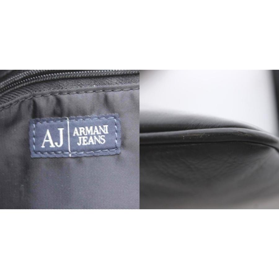 アルマーニ ジーンズ ARMANI JEANS ショルダーバッグ 黒 ブラック ロゴ 