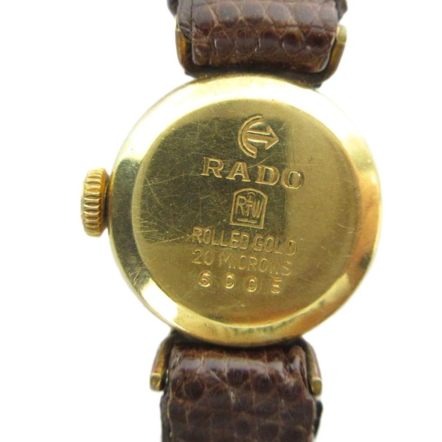 ラドー RADO ジャンク品 6005 ROLLED GOLD 腕時計 クォーツ ウォッチ 