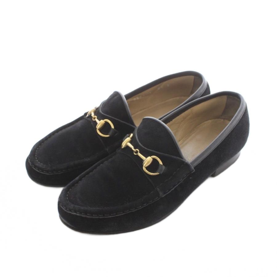グッチ GUCCI ローファー モカシン GG柄 スウェードレザー GUCCI（グッチ） ローファー モカシン スエードレザー 本革 5.5 22.5cm