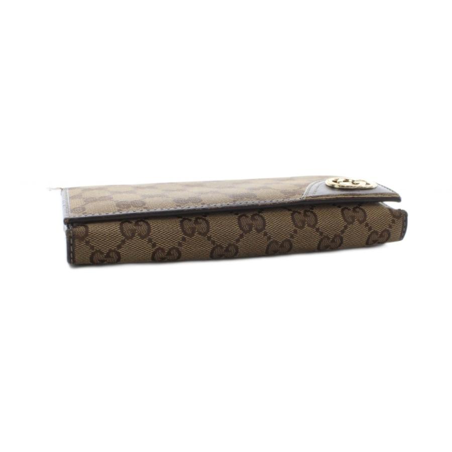 GUCCI（グッチ） 長財布 二つ折り 小銭入れ 札入れ ベージュ GG