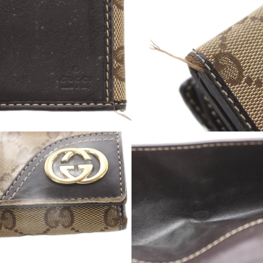 GUCCI（グッチ） 長財布 二つ折り 小銭入れ 札入れ ベージュ GG 