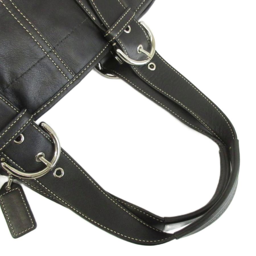 COACH（コーチ） ソーホー レザー トートバッグ ハンド 黒 ブラック