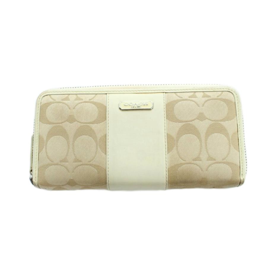 COACH（コーチ） 長財布 ウォレット キャンバス レザー シグネチャー 