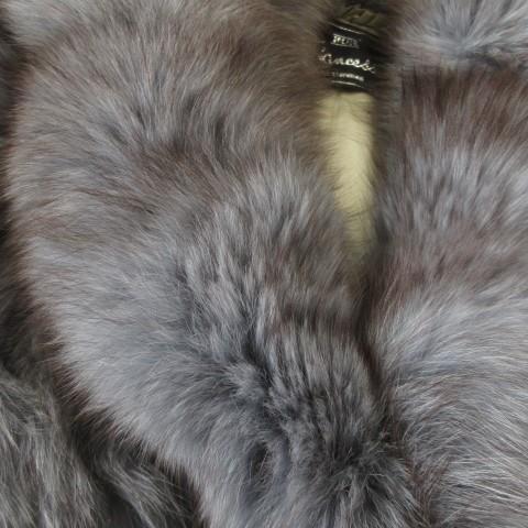 ファー フィアンセス FUR Fiancesse コート フォックスファー 毛皮 M