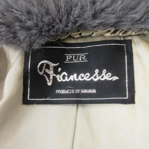 毛皮コート FOX フォックス フィアンセス ファー フィアンセス FUR Fiancesse コート フォックスファー 毛皮 M
