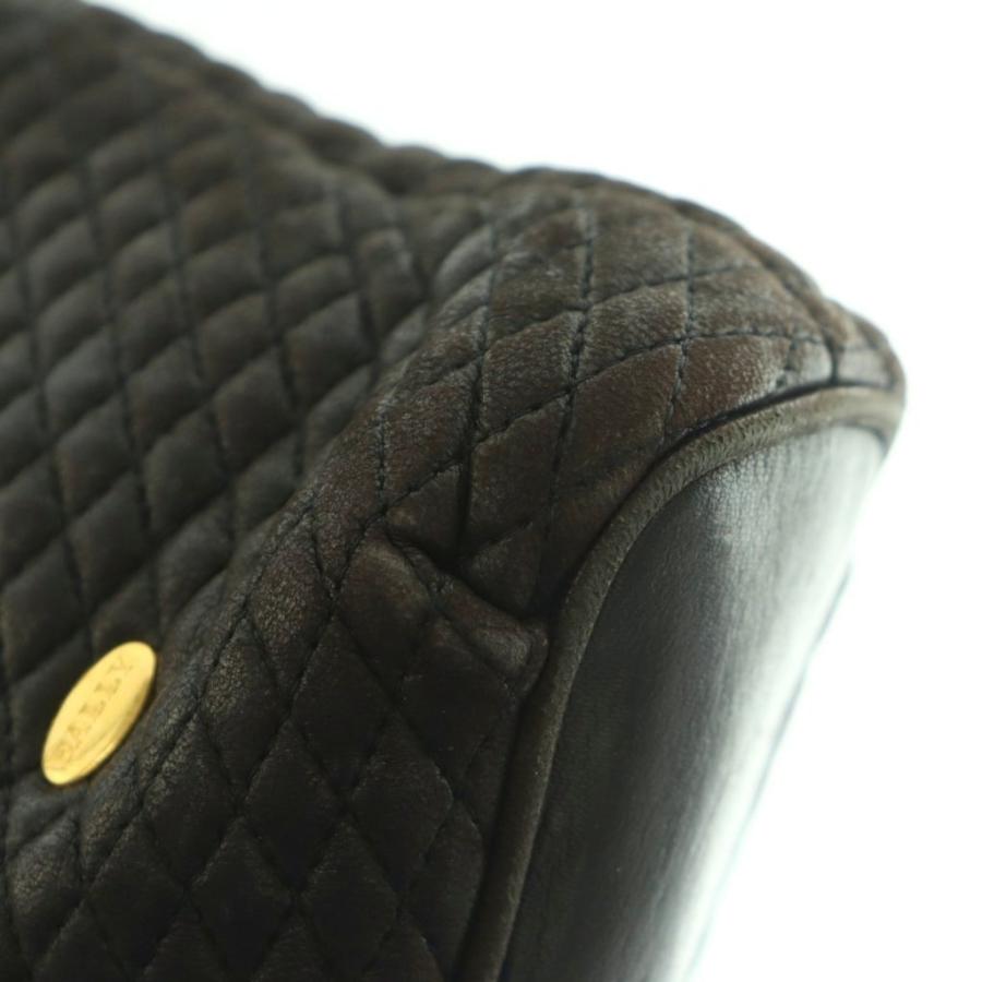 Bally（バリー） ショルダーバッグ レザー キルティング ダーク