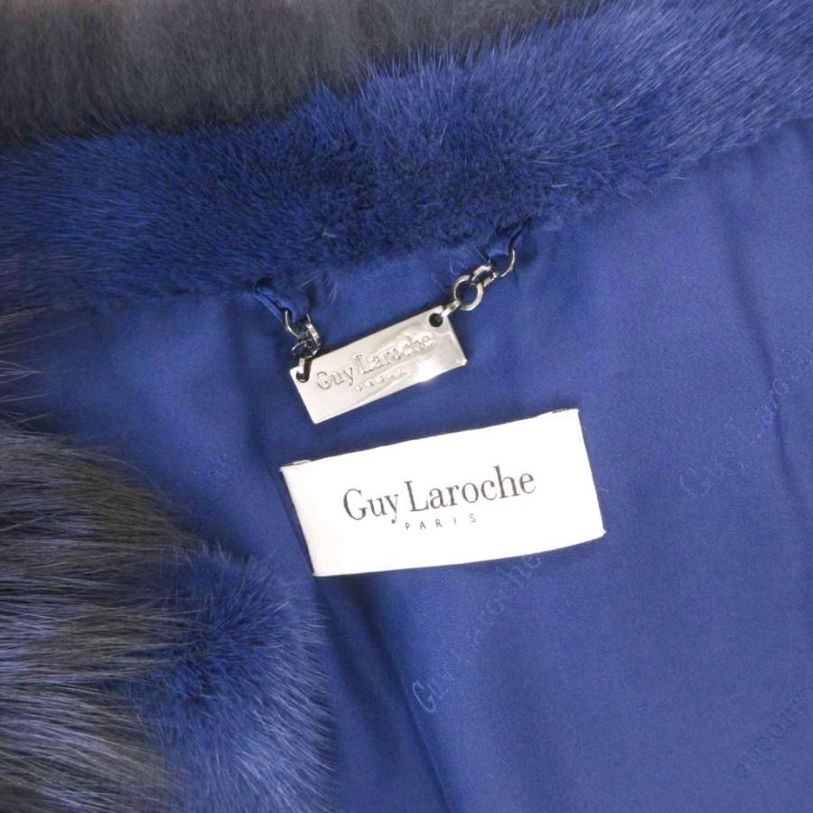 ギラロッシュ Guy Laroche ベスト ミンクファー シルバーフォックス