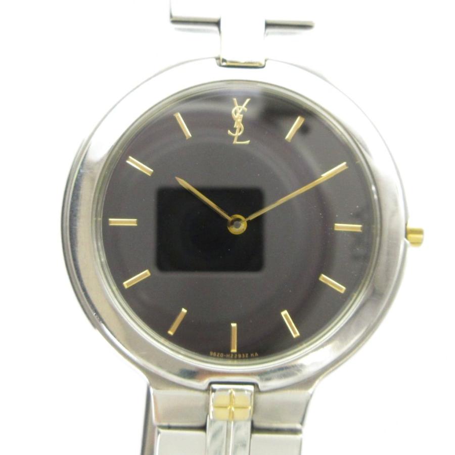 イヴサンローラン 9620-H13821 腕時計 クォーツ ウォッチ 黒文字盤 Yves Saint Laurent（イヴ・サンローラン） YVES SAINT LAURENT 9620