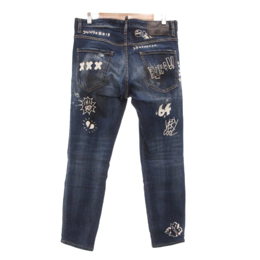 DSQUARED2（ディースクエアード） 美品 Dark Graffiti Wash Skater