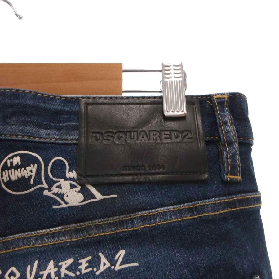 DSQUARED2（ディースクエアード） 美品 Dark Graffiti Wash Skater