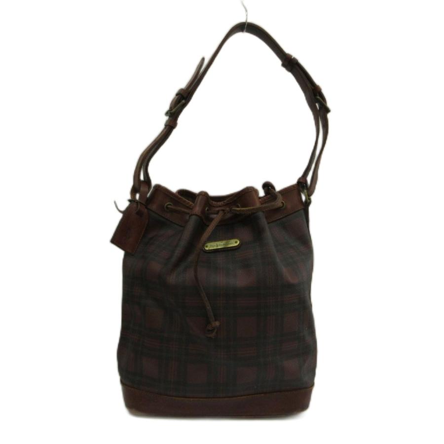 POLO RALPH LAUREN ショルダーバッグ ワンショルダー 巾着型 2WAY PVC 