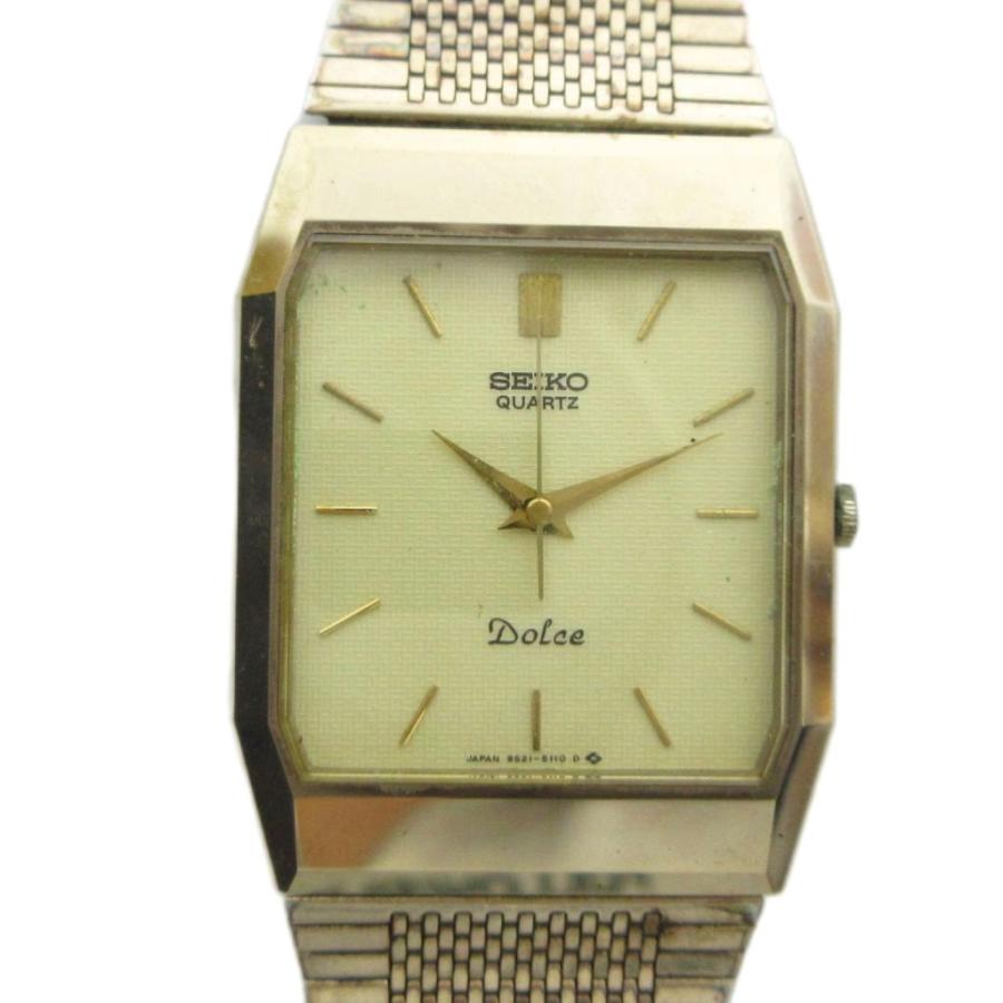 【新品電池✨稼働】セイコー ドルチェ9521-5110 メンズ腕時計 スクエア セイコー SEIKO 9521-5110 DOLCE ドルチェ 腕時計 ウォッチ クォーツ
