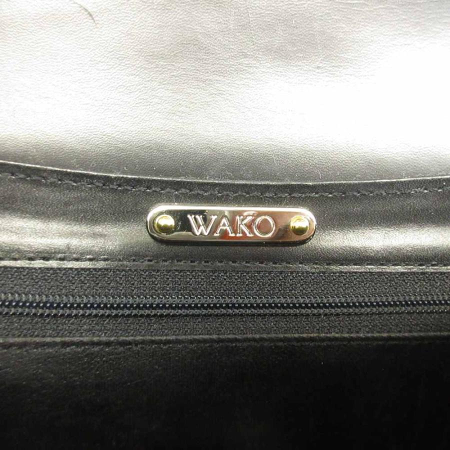 和光 WAKO ハンドバッグ フォーマル エナメル レザー ワンハンドル