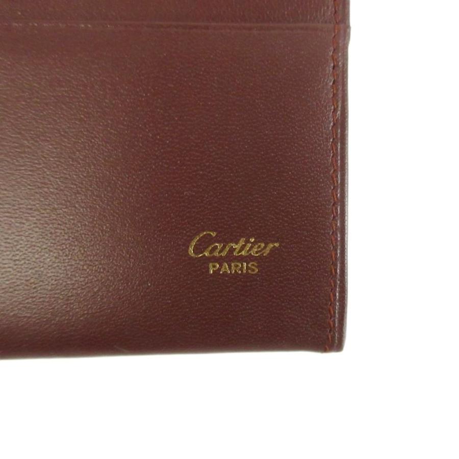 ✨極美品✨　カルティエ　カードケース　名刺入れ　マストライン　レザー　バイカラー Cartier（カルティエ） マストライン カードケース 名刺入れ レザー