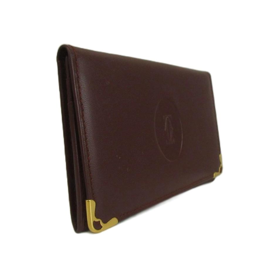 ✨極美品✨　カルティエ　カードケース　名刺入れ　マストライン　レザー　バイカラー Cartier（カルティエ） マストライン カードケース 名刺入れ レザー