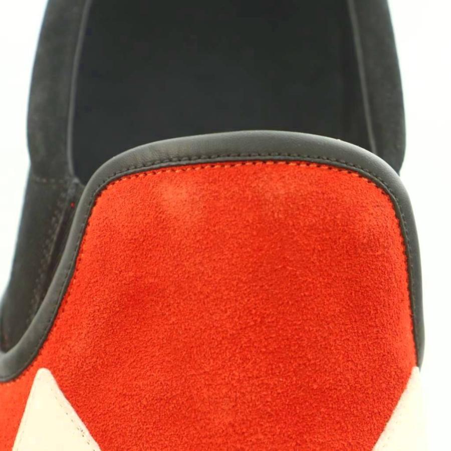 フェンディ FENDI スニーカー シューズ スリッポン スタッズ 5 24.0-24.5cm 赤 黒 黄色 /MI ■GY18 メンズ_7