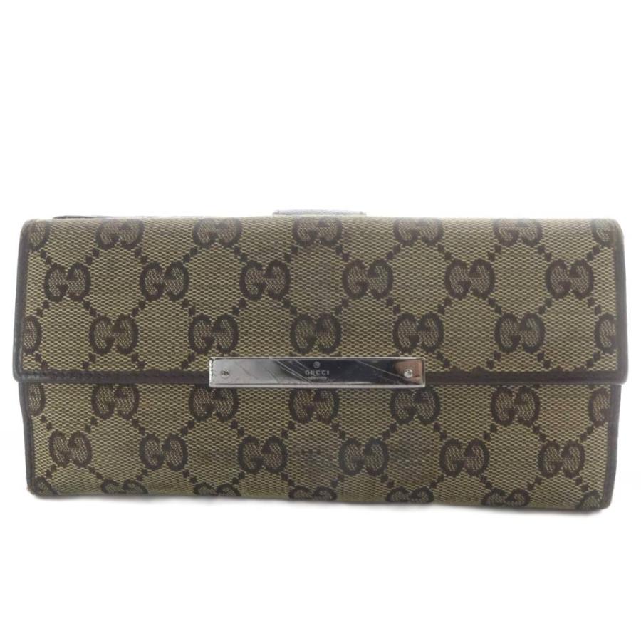 グッチ 長財布 二つ折り GGキャンバス ベージュ 112715・2888 GUCCI（グッチ） 長財布 二つ折り GGキャンバス ベージュ 112715・2888