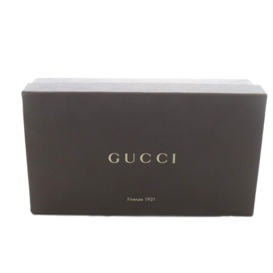 GUCCI（グッチ） シマライン 長財布 二つ折り GG柄 レザー ダーク