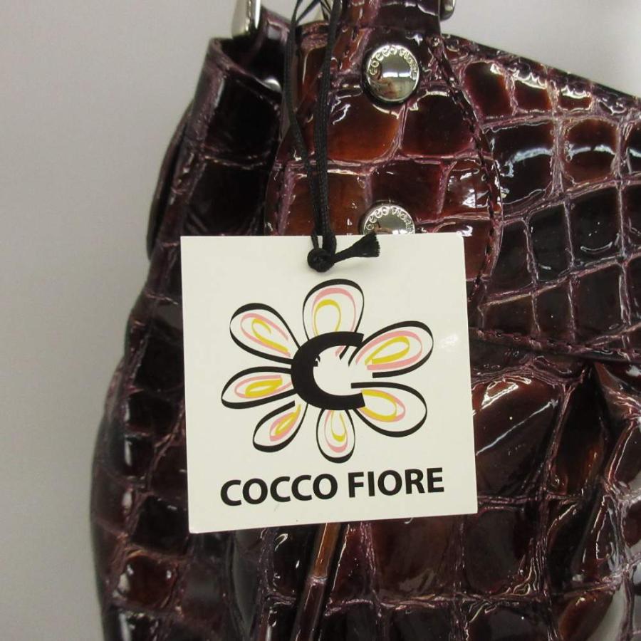 未使用品 コッコフィオーレ COCCO FIORE ハンドバッグ トート 牛革 