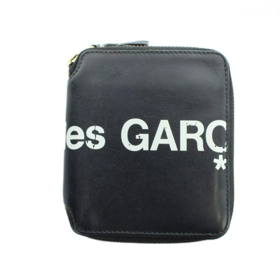 コムデギャルソン COMME des GARCONS 二つ折り財布 ウォレット ロゴ