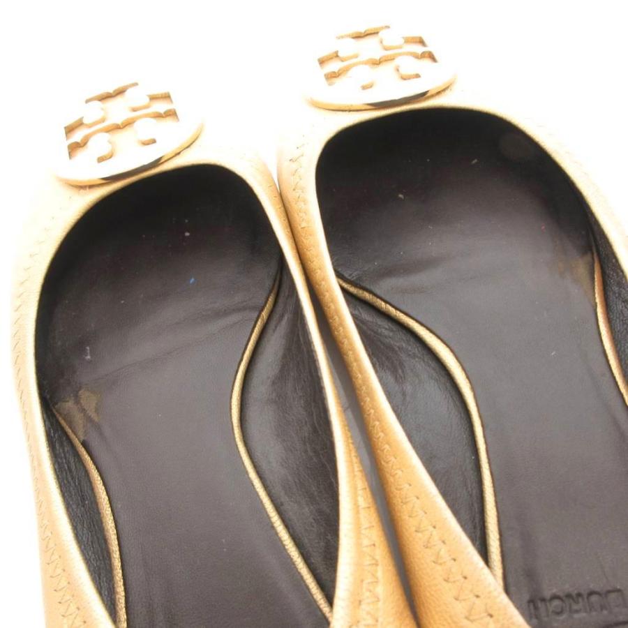 TORY BURCH（トリーバーチ） パンプス フラット ダブルTロゴ レザー
