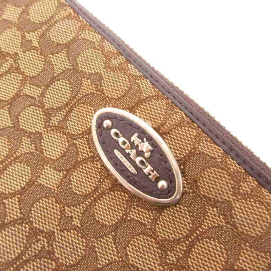 COACH（コーチ） 長財布 ウォレット 小銭入れあり キャンバス レザー