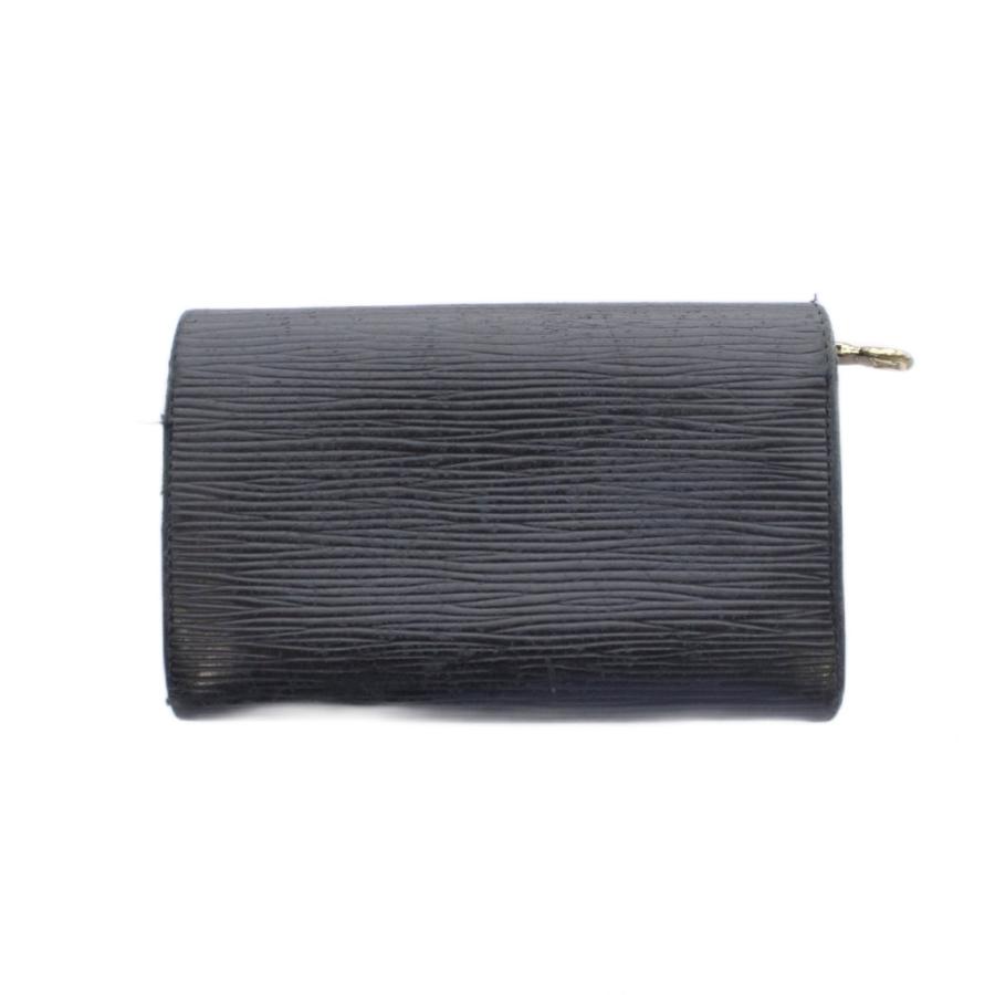 Louis Vuitton 二つ折り財布 黒 LOUIS VUITTON（ルイ・ヴィトン） 財布 二つ折り 小銭入れ 札入れ