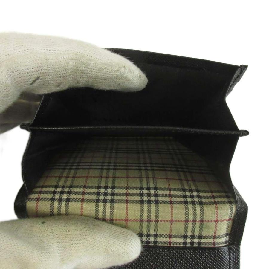 BURBERRY（バーバリー） コインケース 小銭入れ 二つ折り レザー 内側