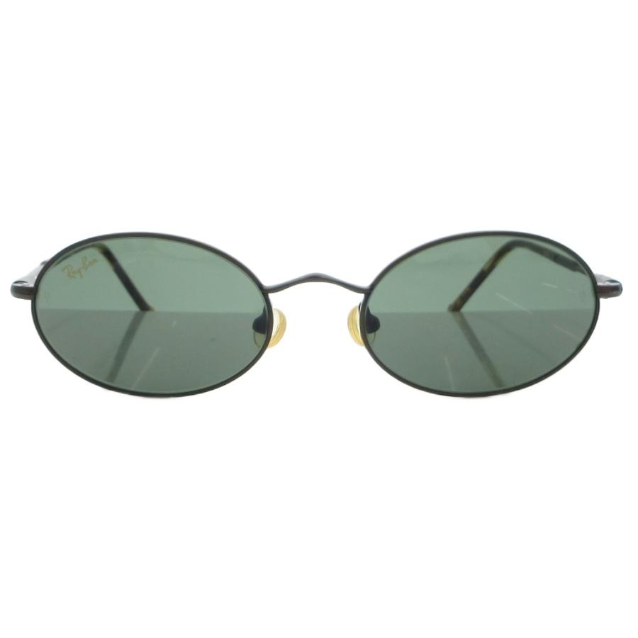 レイバン RAY BAN サングラス 緑 グリーン オーバルサングラス ロゴ 