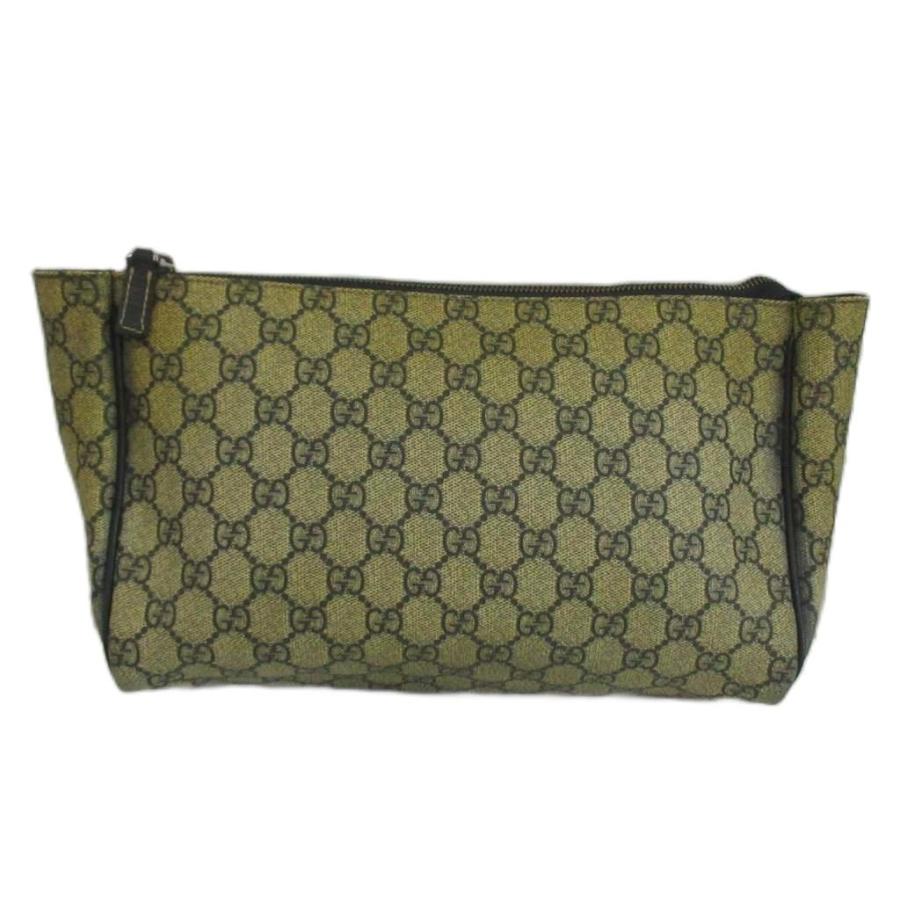 GUCCI グッチ GGスプリーム クラッチバック セカンドバックPVC レザー GUCCI（グッチ） GUCCI GGスプリーム セカンドバッグ クラッチバッグ