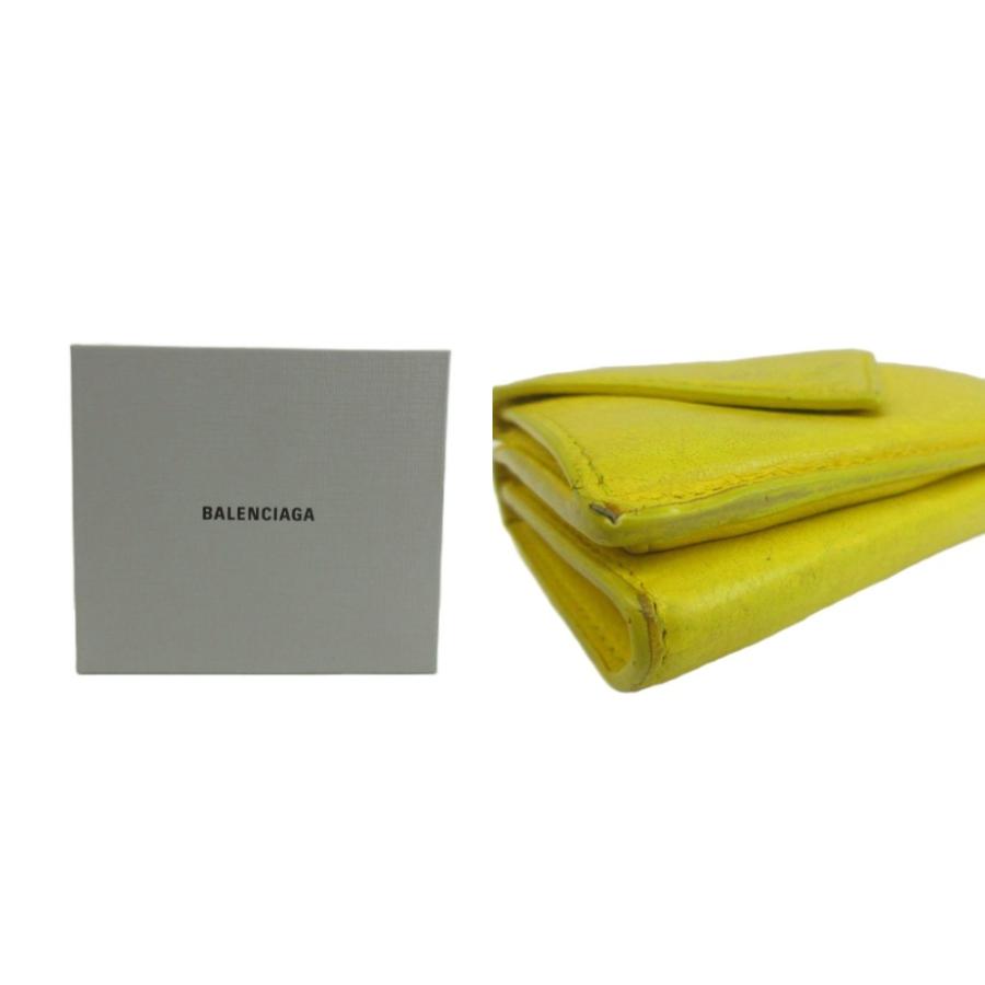 BALENCIAGA（バレンシアガ） ペーパー ミニ ウォレット 財布 三つ折り