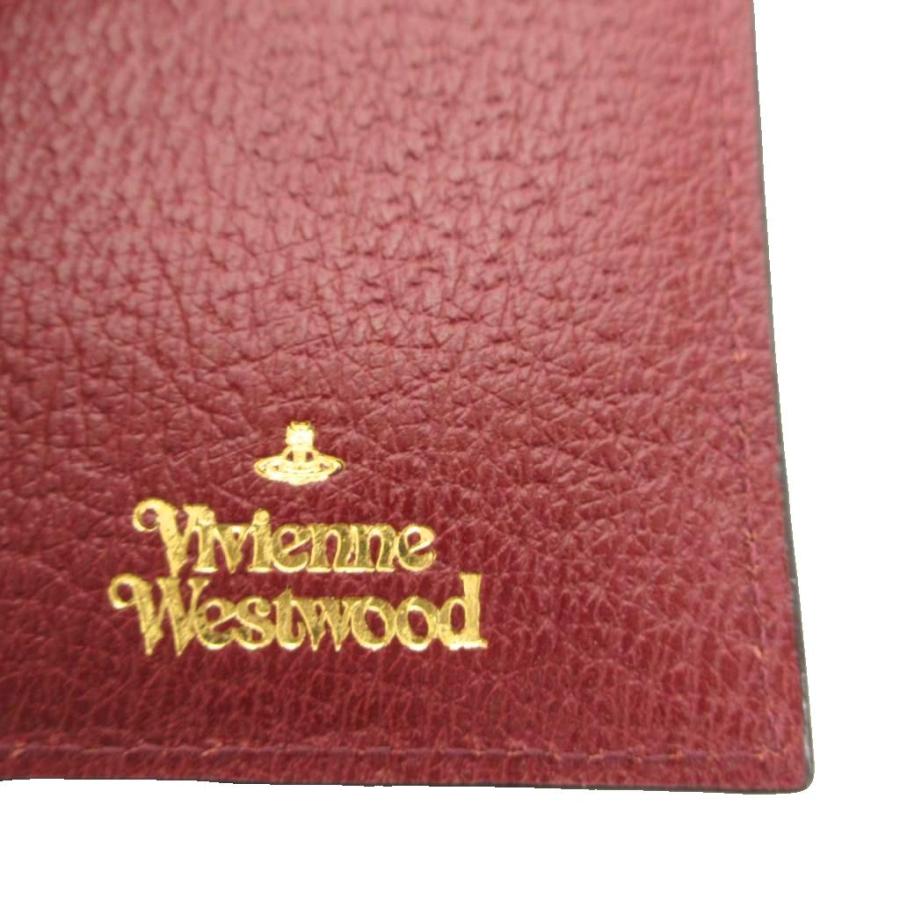 ヴィヴィアンウエストウッド 三つ折り財布 がま口 オーブ ブラック×レッド Vivienne Westwood（ヴィヴィアンウエストウッド） 三つ折財布