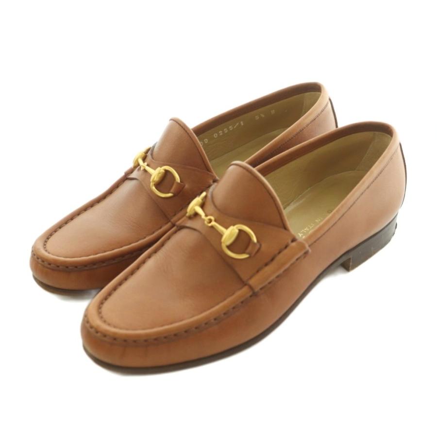 GUCCI（グッチ） ローファー モカシン レザー ホースビット金具 5.5