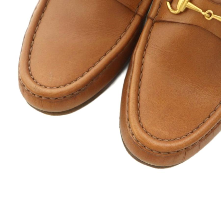 GUCCI（グッチ） ローファー モカシン レザー ホースビット金具 5.5