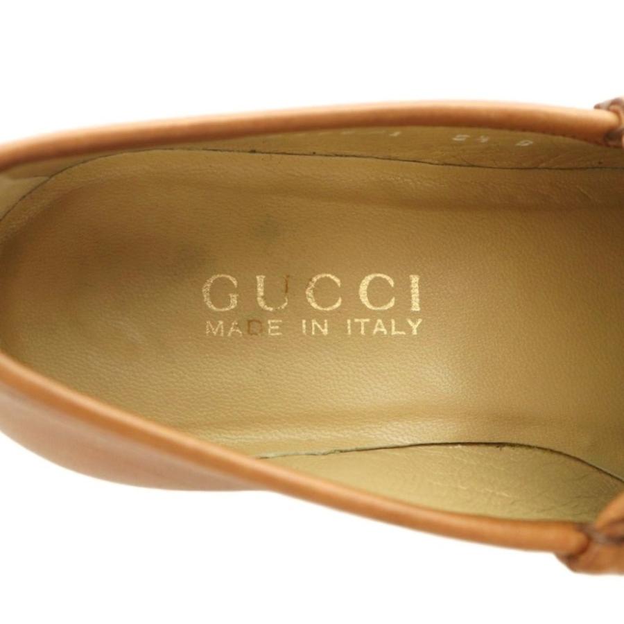 GUCCI（グッチ） ローファー モカシン レザー ホースビット金具 5.5