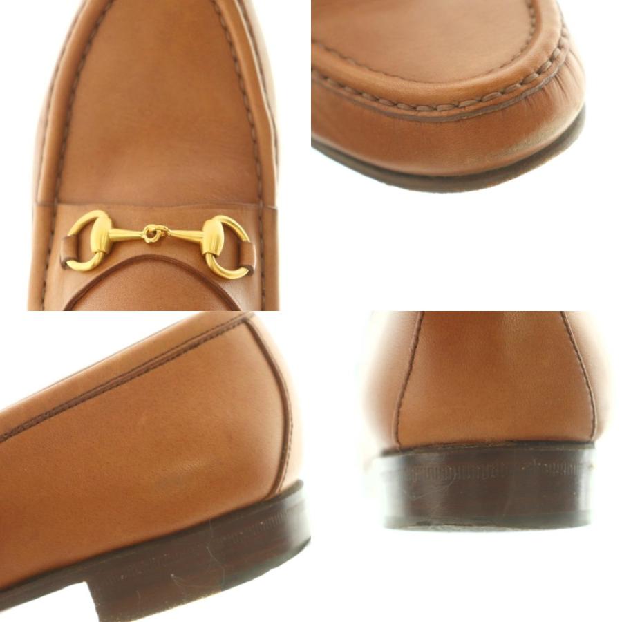 GUCCI（グッチ） ローファー モカシン レザー ホースビット金具 5.5