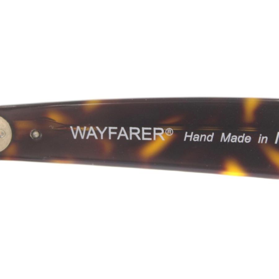 Ray-Ban WAYFARER サングラス べっ甲柄　黒フレーム レイバン WAYFARER サングラス セルフレーム 50□22 茶色 ブラウン 黒