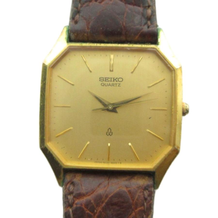 セイコー SEIKO 6030-5450 腕時計 ウォッチ クォーツ レザーベルト 