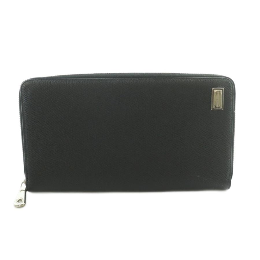 ドルチェ&ガッバーナ 長財布 ラウンドファスナー 小銭入れ 濃紺 ■GY18 DOLCE&GABBANA（ドルチェ & ガッバーナ） ドルガバ 長財布 ラウンド