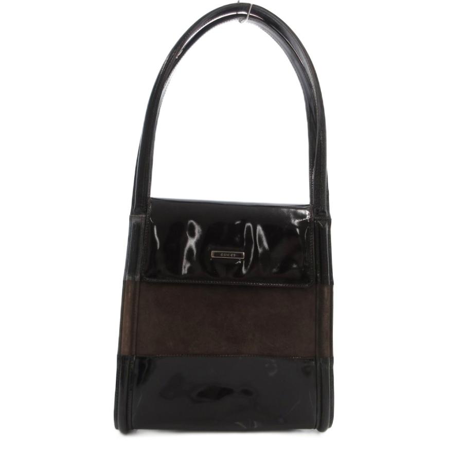 GUCCI（グッチ） ショルダーバッグ 茶 ブラウン エナメル 2046 0281 
