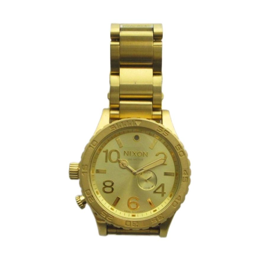 ニクソン NIXON THE51-30 腕時計 ウォッチ クォーツ ロゴ ゴールド色 