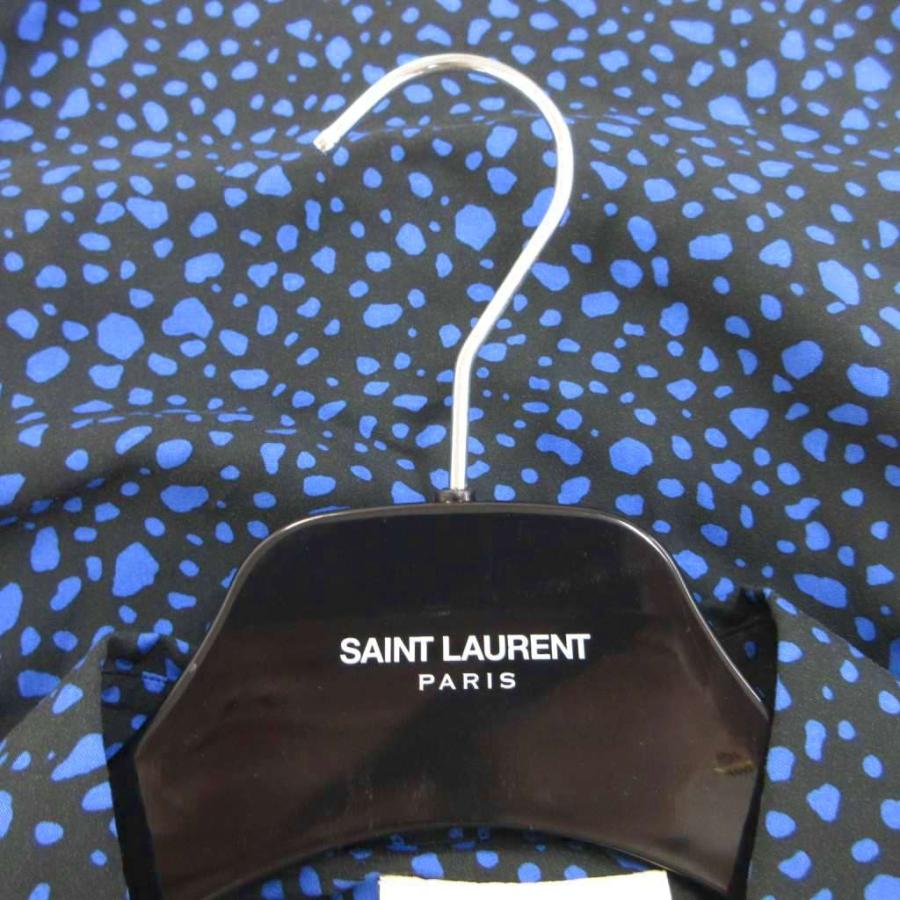 サンローラン パリ SAINT LAURENT PARIS 2019 ワイシャツ 37 ネイビー 