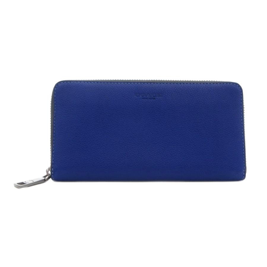 amikoページ COACH（コーチ） 長財布 ラウンドファスナー 青 ブルー 58102 /ML