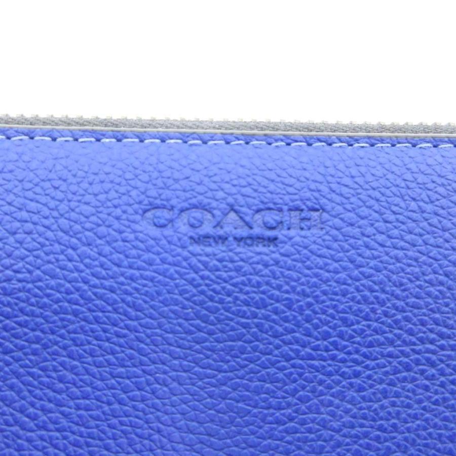 COACH（コーチ） 長財布 ラウンドファスナー 青 ブルー 58102 /ML