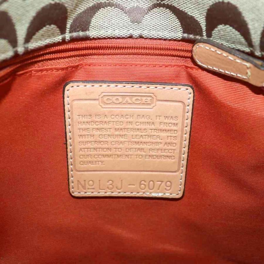 COACH（コーチ） ショルダーバッグ キャンバス レザー 切替 ロゴ