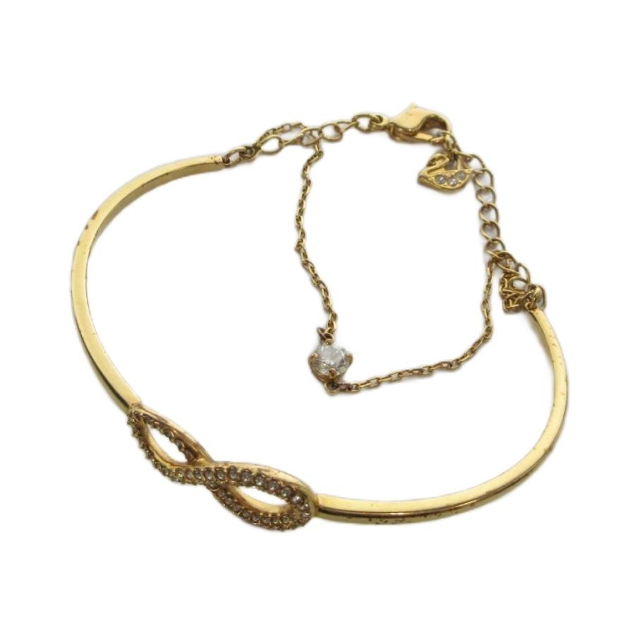 スワロフスキー SWAROVSKI ブレスレット アクセサリー バングル ロゴ 