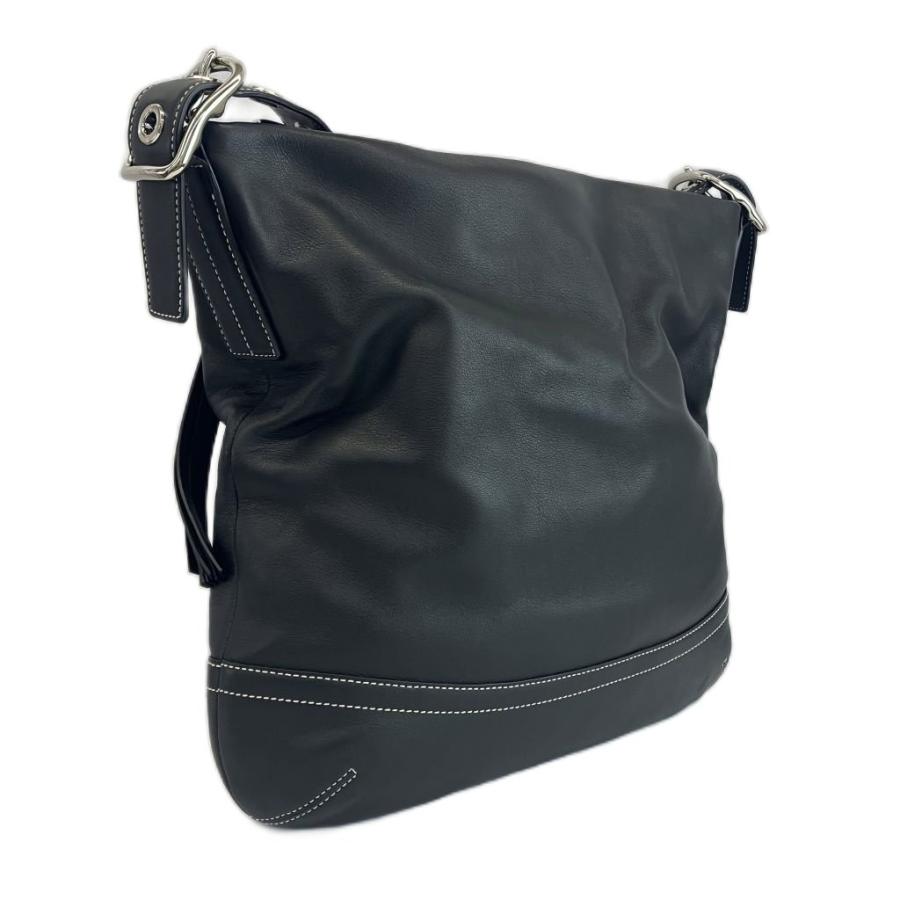 COACH（コーチ） ショルダーバッグ クロスボディ レザー 黒 ブラック