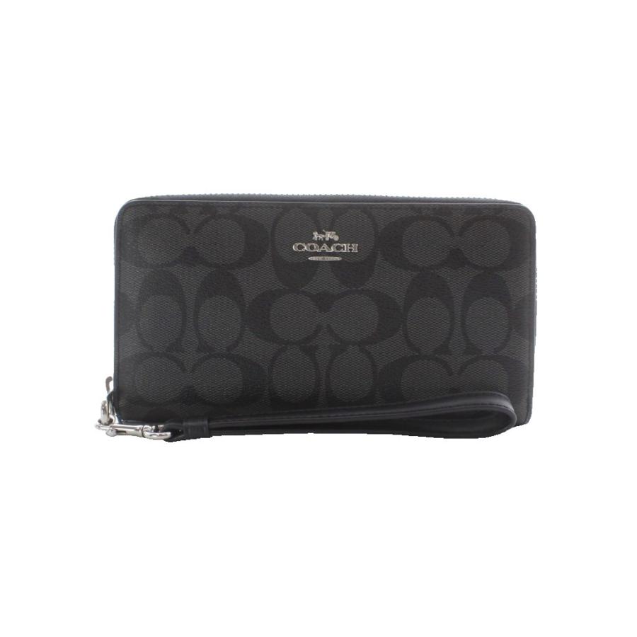 COACH（コーチ） 長財布 ラウンドファスナー 小銭入れ 札入れ 黒 