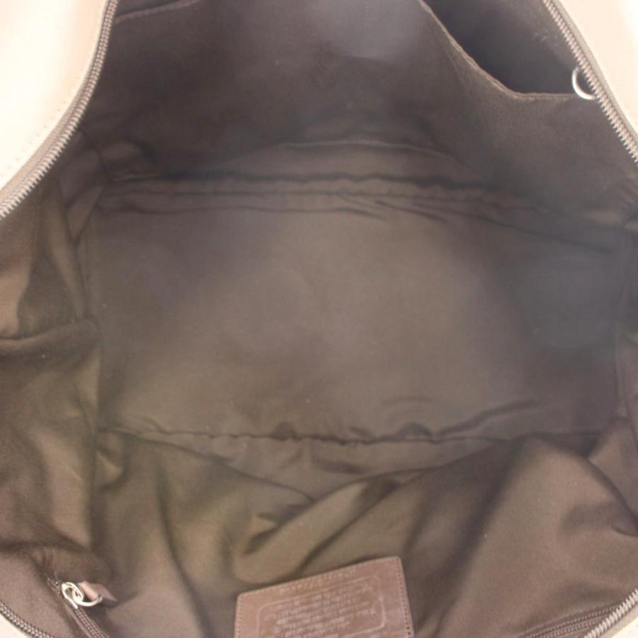 COACH（コーチ） トートバッグ レザー 本革 グレー 黄色 イエロー